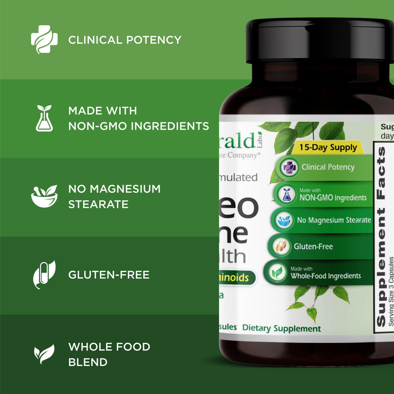EMERALD LABS Osteo Bone Health - Immune Support & Bone & Joint Supplement with Vitamin D3, K2, Calcium, Magnesium, OptiMSM, Meriva Phytosome & More - 90 Vegetable Capsules 90 Count (Pack of 1)