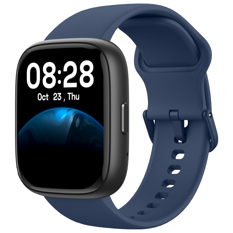 Smart Watch (Answer/Make Call) for iPhone&Android, 1.83" Smartwatches with Sleep Monitor Heart Rate Activity Tracking, IP68 Waterproof, Fitness Tracker 100+Sport, Reloj Inteligente 30 Day+Battery Life Blue - BeesActive Australia