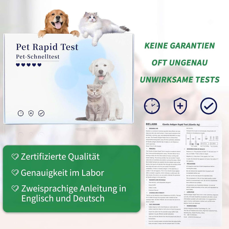 Giardien Quick Test Dog and Cat Pack of 5 5P