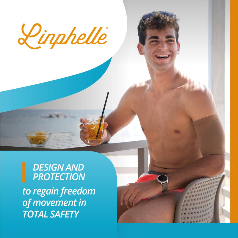 Coverpicc - Upper Arm Cover for Picc Line, Soft Microfiber Arm Sleeve, Ideal for Picc Line, Glucose Sensor Small Leopard - BeesActive Australia