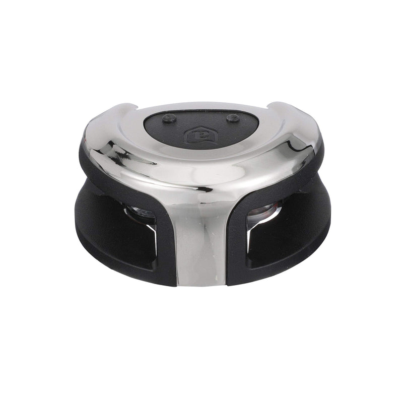 attwood NV2002SS-7 LightArmor 2-Mile Navigation Lights, Deck Mount, Round, Bi-Color, LED Lighting, Stainless Housing One size Deck Mount - Stainless Steel
