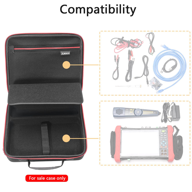 RLSOCO Case for WANLUTECH/Rsrteng/RAINLEOTI/EVERSECU/Triplett CCTV Camera Tester,Works With Rsrteng IPC-9800ADHS Pro/IPC-9800MOVTADHS Pro,Triplett 8075 and More (Case Only)