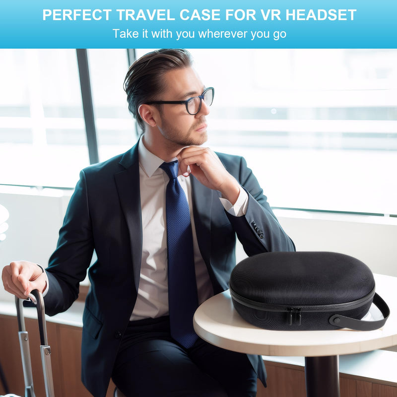 for Apple Vision Pro Carrying Case Scratch-resistant & Drop-proof Hard Protective Case for Vision Pro VR Headset for Apple Vision Pro Accessories Travel & Home Storage (Black) - BeesActive Australia