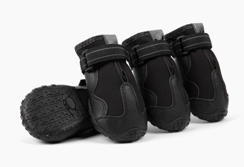 Premium Dog Shoes for Hiking, Snow, and Rain - Protective Dog Boots and Booties for Large and Medium Size Dogs - Durable Outdoor Dog Shoes (Size 4 (2-2.25" paw Width) Small/Medium) SIZE 4 (2-2.25" paw width) SMALL/MEDIUM - BeesActive Australia