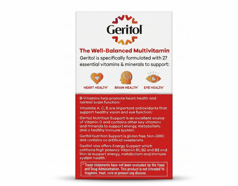 Geritol Complete Tablets, 100 Count (Pack of 3)