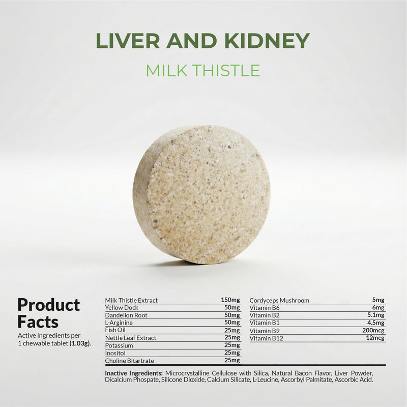 Liver and Kidney Support for Dogs & Liver and Kidney Support Powder for Cats