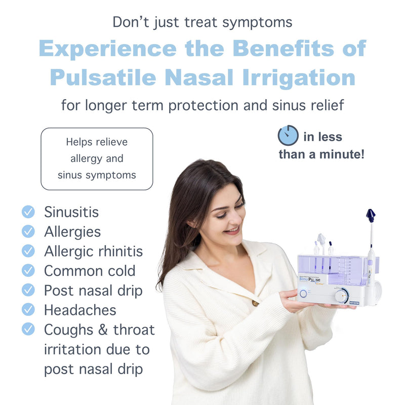 SinuPulse Elite Replacement SinuMist Irrigator Tip - Replacement Parts for SinuPulse Elite Nasal Irrigation System, SinuPulse Nasal Irrigation System Attachment Heads for Nose & Sinus Care SinuPulse Mist Tip - BeesActive Australia