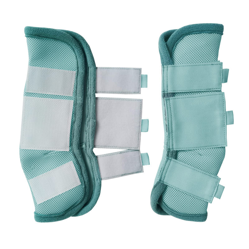 Fly Boots for Horses Set of 4, Breathable Comfy Mesh Horse Leggings Reduce Stomping, Hoof Stress, and Leg Fatigue SkyBlue Cob Sky Blue - BeesActive Australia