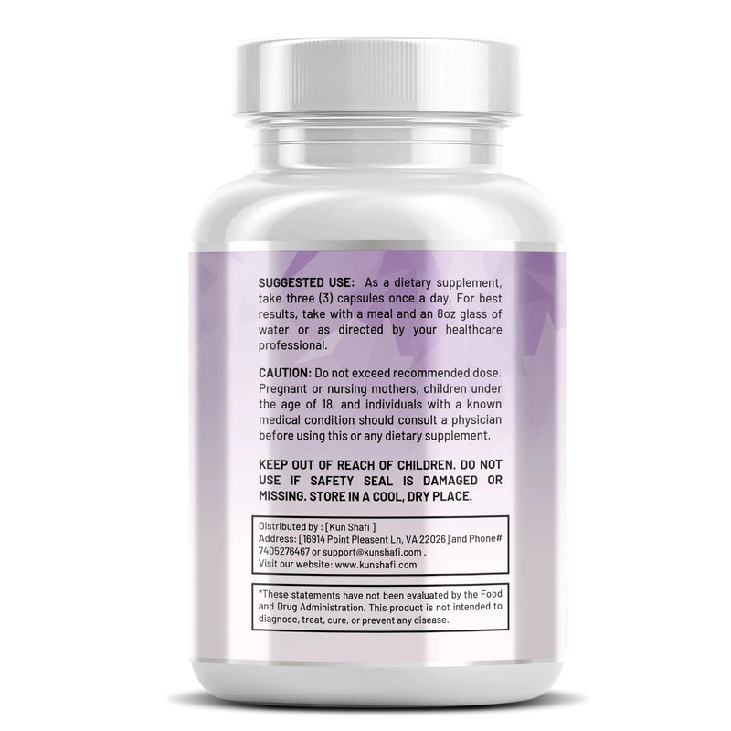 Magnesium Complex with Magnesium Glycinate Malate, L-Threonate, Taurate, Orotate, Zinc,Aspartate, Copper Manganese & Vitamin D3 B6 Complex - 1Pack
