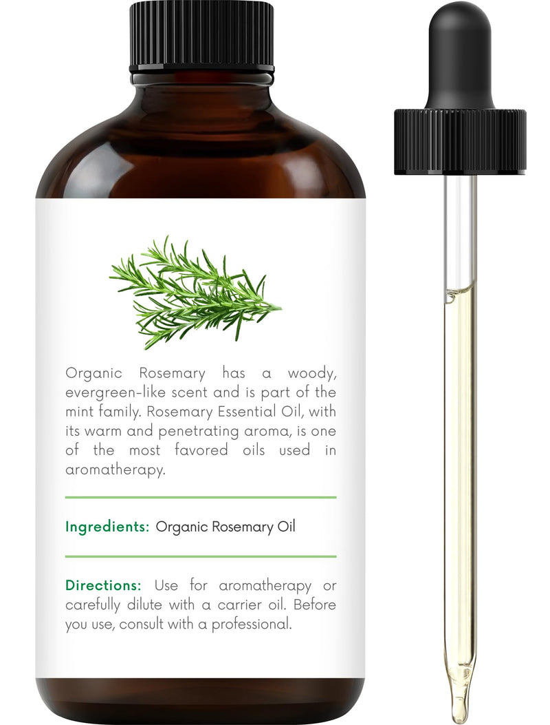 Handcraft Blends Organic Rosemary Essential Oil ‚Äì 1 Fl Oz ‚Äì 100% Pure and Natural ‚Äì Premium Grade Essential Oil for Diffuser and Aromatherapy 1 Fl Oz (Pack of 1)