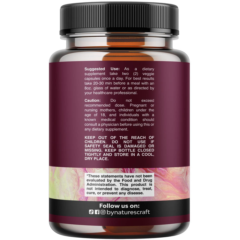 D Mannose Capsules for Urinary Tract Health - High Potency D-Mannose with Cranberry Juice Powder & Dandelion for Urinary Tract Health for Women Fast Acting Super Concentrated Cranberry - 90 Count 90 Count (Pack of 1)