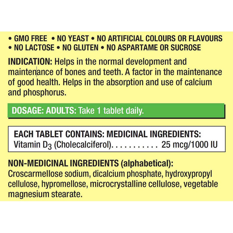 (Twin Pack) 2 x Kirkland Signature Vitamin D3 1000IU/25mcg, 360 tablets 360 Count (Pack of 2)