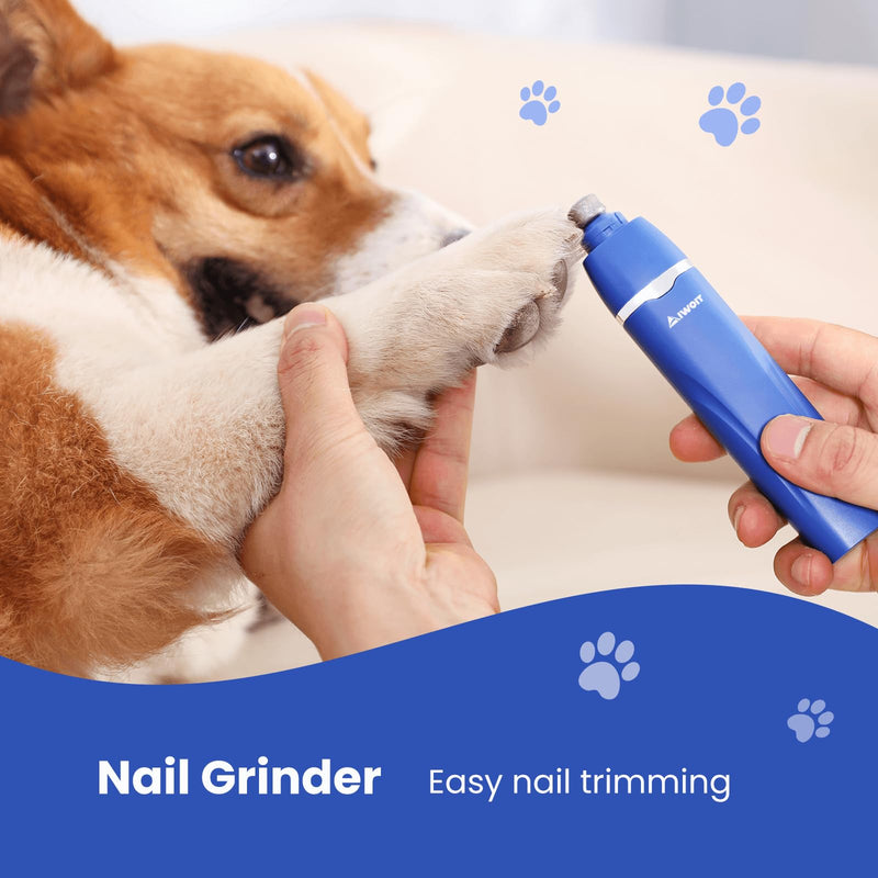 Dog Clippers for Grooming Kit, 4-in-1 Pet Hair Removal Tool, Rechargeable Dog Nail Grinder Hair Trimmers, Low Noise Cat Nail Clipper, Puppy Essentials Supplies Hair Scissors Remover - BeesActive Australia
