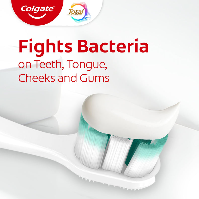 Colgate Total Fluoride Toothpaste, Clean Mint, 4 Pack, 5.1 oz 5.1 Ounce (Pack of 4)