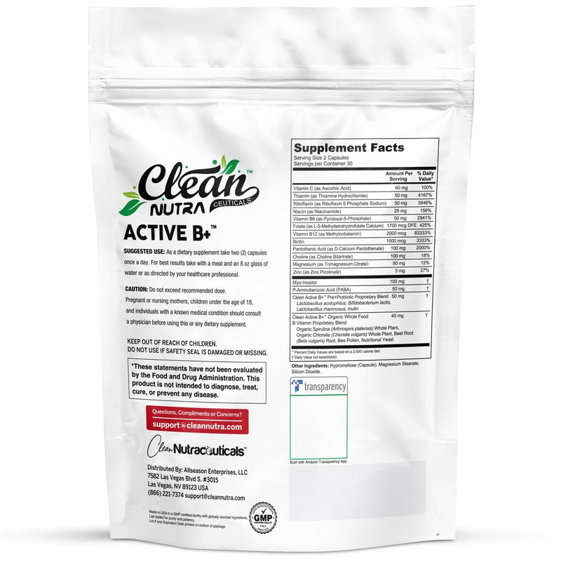 Vitamin B Complex Methylated B Vitamins for Women, Vitamin B12 Methylcobalamin Methylfolate B12 B1 B2 B3 B5 B6 B7 B9 Biotin Myo Inositol Choline Organic Spirulina Methylated Multivitamin 60 Ct
