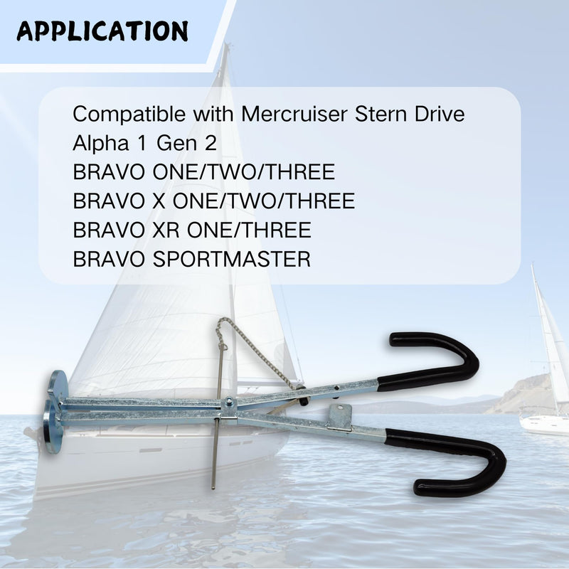 Boat Marine 8M0096108 Replace Mercruiser Exhaust Bellows Expander Install Tool for Alpha One 1 Gen 1 2 Bravo Drive 91-45497A1 Sierra 18-9847