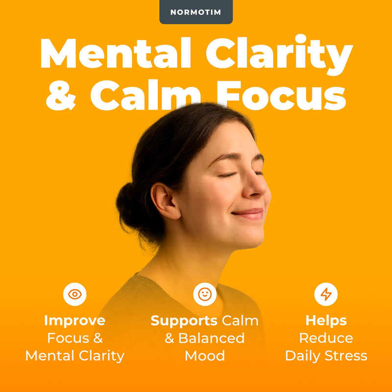 Calm & Focus Support – Lithium Ascorbate 5mg Fast-Dissolve Tablets with Vitamin C, B1 & B6 – Non-Drowsy Cognitive & Memory Support – Compare to Lithium Orotate – Made in USA – 60 Count