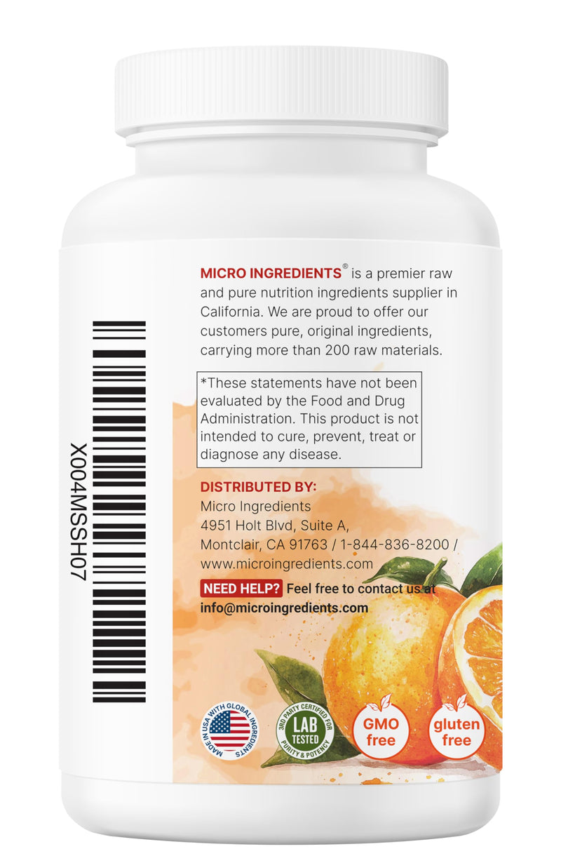 Pure Vitamin C 2,000mg, 240 Veggie Capsules | Highly Bioavailable Fat & Water Soluble Forms | Max Potency | Antioxidant & Immune Support Supplement | Easily Absorbed, Non-GMO, Filler Free