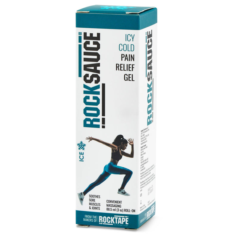 RockTape RockSauce Ice Cooling Muscle Relief Cream with Menthol, 3 Ounce 3 Ounce (Pack of 1) - BeesActive Australia