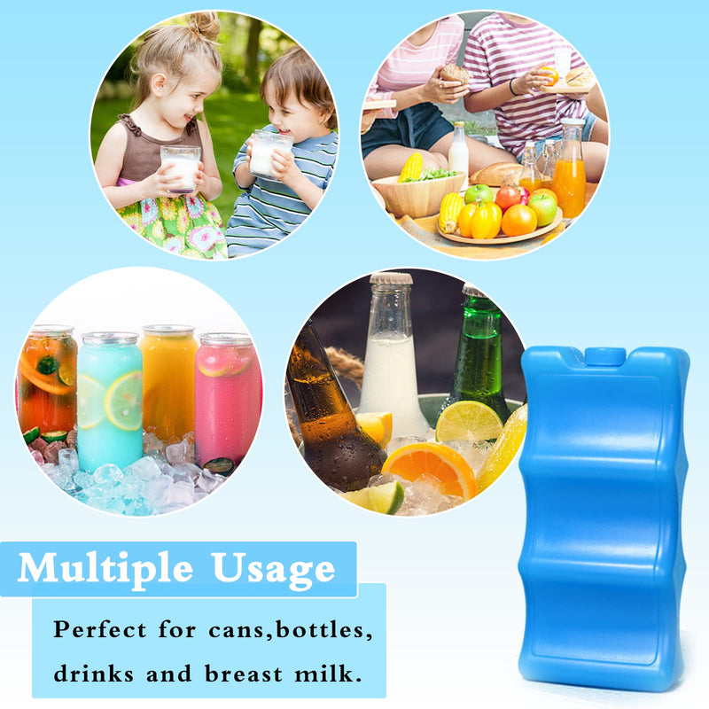 3 Pack Breastmilk Ice Pack,Reusable Ice Packs for Breastmilk Storage,Bottle Ice Packs for Breast Milk,Baby Bottles,Meal,Keeps Breast Milk Fresh - BeesActive Australia