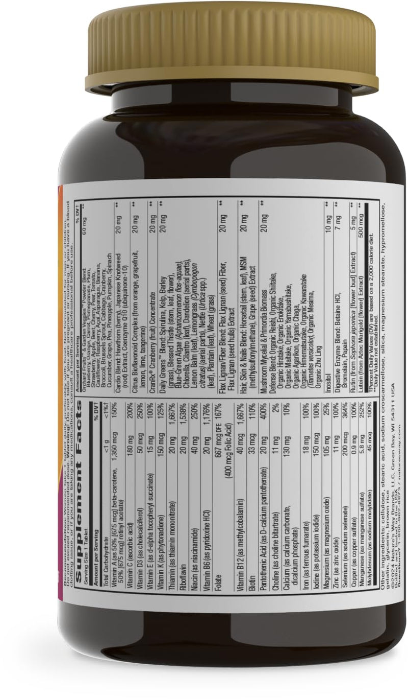 Nature's Way Alive! Women's Ultra Multivitamin, High Potency, 150 ct | Complete Daily Women's Vitamins, Promotes Energy Metabolism and Muscle Function*, Vitamin A, C, D, Methylated B12 150 Count (Pack of 1)