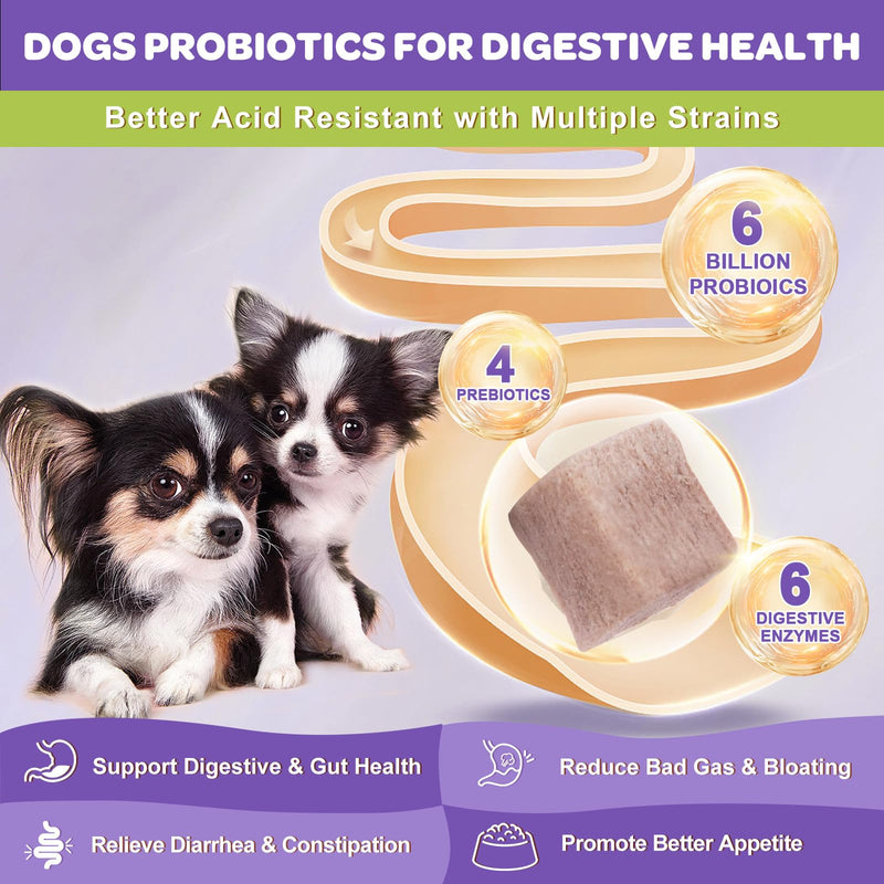 Probiotics for Dogs Salmon Falvored & Duck Falvored