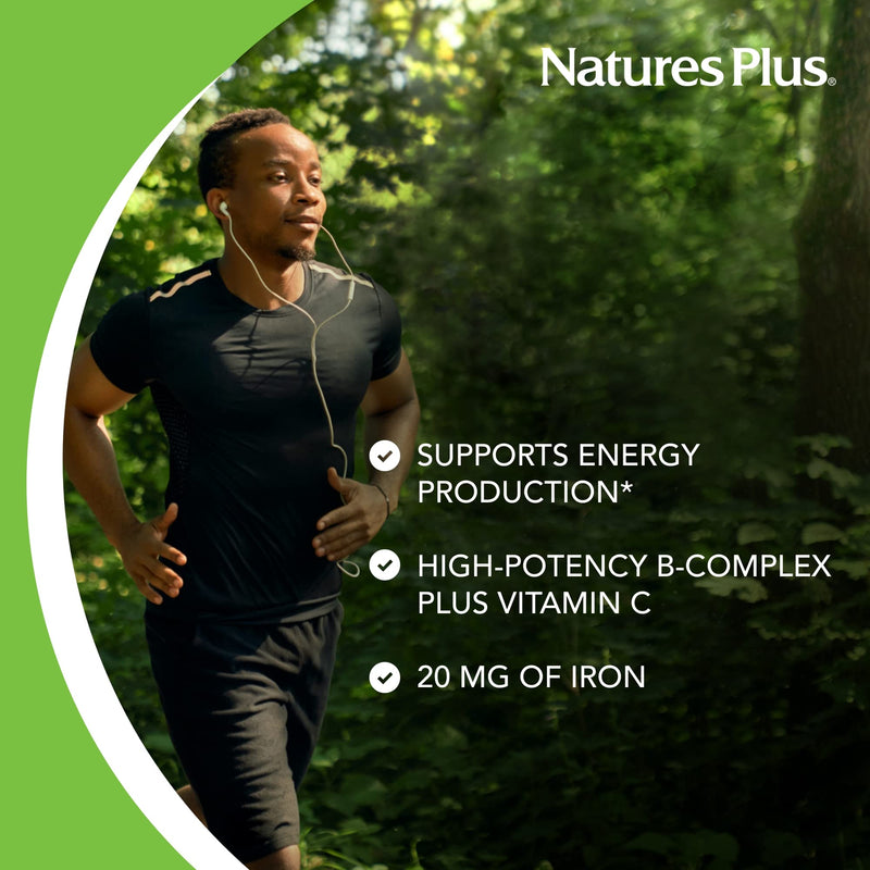NaturesPlus Ultra-Stress with Iron, Sustained Release - 30 Vegetarian Tablets - Stress Relief Supplement with B-Complex & Vitamin C - Energy Booster, Mood Enhancer - Gluten-Free - 30 Servings 30 Count (Pack of 1)
