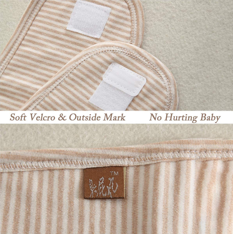 wonuu Baby Umbilical Cord Belt, Infant Belly Binder Hernia Care Navel Truss Support Newborn Warm Essential with Breathable Organic Cotton (4 Pack) 4Pack-Brown - BeesActive Australia