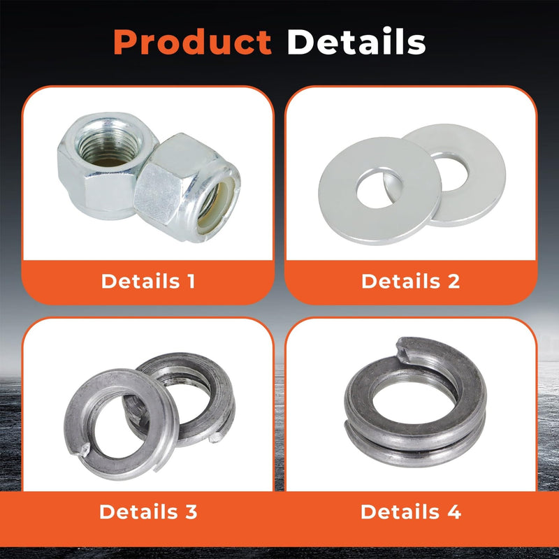 labwork 2 Pack Engine Bell housing Rear Mount Bolt Kit Replacement for Rear Mount Sierra Mercruiser ‎18-2141 97934A1 - BeesActive Australia