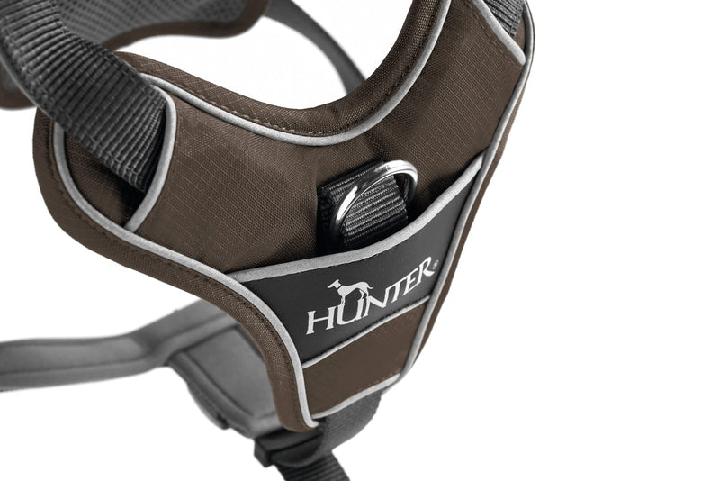 HUNTER dog harness, brown/gray, 56-73 cm 56 - 73 cm