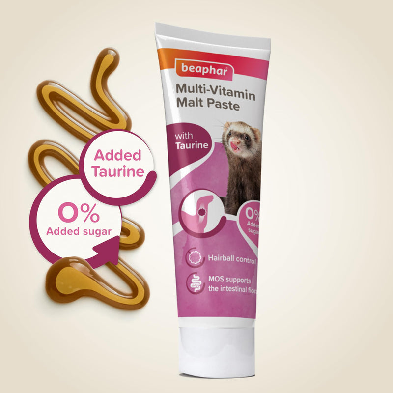 Beaphar Vitamin/Malt Paste for Ferrets 100 g (Pack of 3)