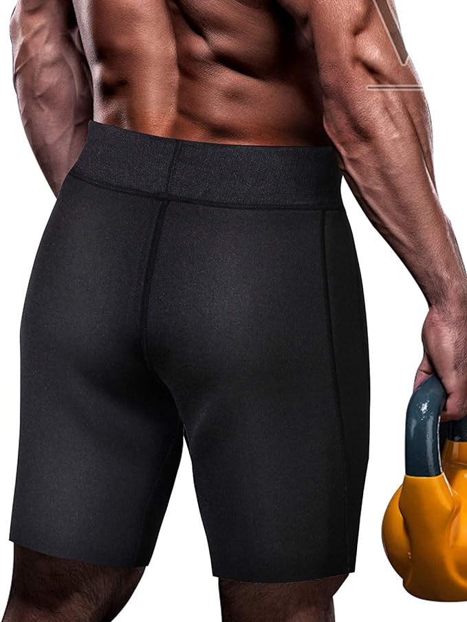 Sawaiko Sauna Suit, Trousers, Sports Wear, Sweat Insulation, Sauna Effect, Fitness Wear, Exercise, Running, Men's, Exercise, Sports, Training Wear, Washable, Mass Sweat, Thighs, Men's, Black, Black - BeesActive Australia