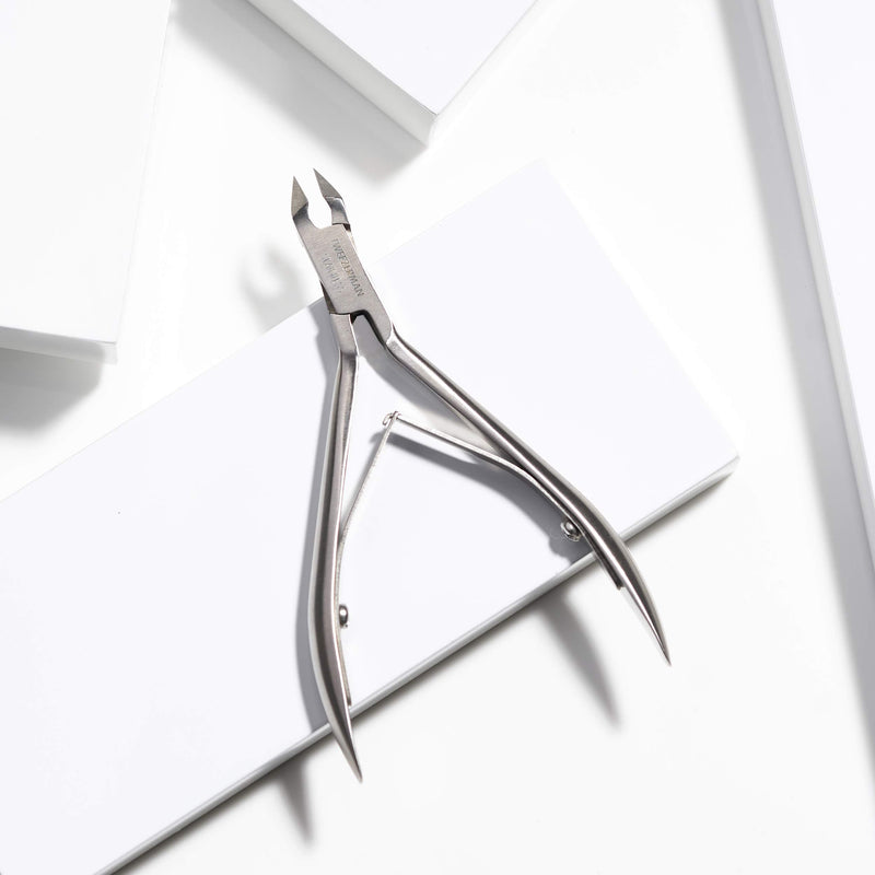 Tweezerman Rockhard Stainless Steel Cuticle Nipper, 1/2 Jaw 1 Count (Pack of 1)