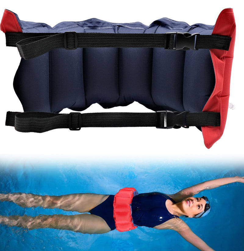Inflatable Swim Belt, Waist Floatation Belt, Portable Swimming Belt with Adjustable Strap Pool Safety Floating Belt Exercise Swimming Training Aid for Kids Adults Beginners - BeesActive Australia