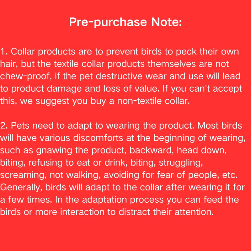 Parrot Neck Collar Pet Anti-bite Picking Feather Healing Protective Neck Cover Collar for Birds Conures Cockatiels Lovebirds Budgies Cockatoos African Grey Random Color (M) M
