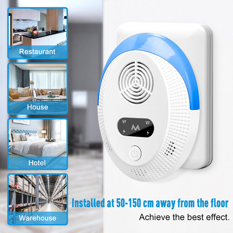 Ultrasonic Pest Repeller 6 Packs, Indoor Pest Control, Ultrasonic Pest Repellent, Indoor Pest Control for Home, Kitchen, Office, Warehouse, Hotel Ee29 - BeesActive Australia