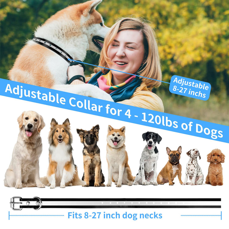 PaiPaitek Bark Collar with Remote, Automatic Bark and Training Collar Combo with Beep, Vibration, Shock, Auto Bark Mode, Up to 3300ft Range Dog Shock Collar for Small, Large and Medium Dogs Black - BeesActive Australia