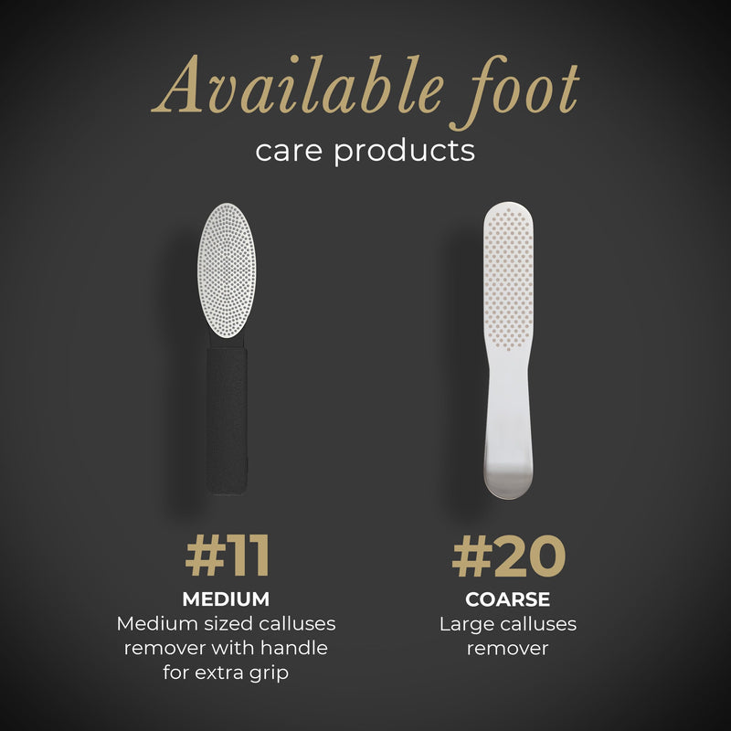 Diamancel Luxury Diamond Foot Callus File Rasp & Buffer – Canadian Professional Grade Pedicure Care for Calluses and Rough Skin (#20 Coarse Grit) - BeesActive Australia
