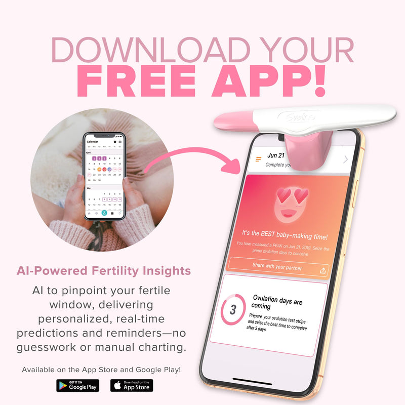 Eveline Digital Ovulation Test Predictor Kit - 5 Easy at Home Ovulation Test Strips with Smart Scanner for One Cycle, Digital Results on Eveline App, 99% Accuracy, FSA/HSA Eligible 5 Count (Pack of 1) - BeesActive Australia