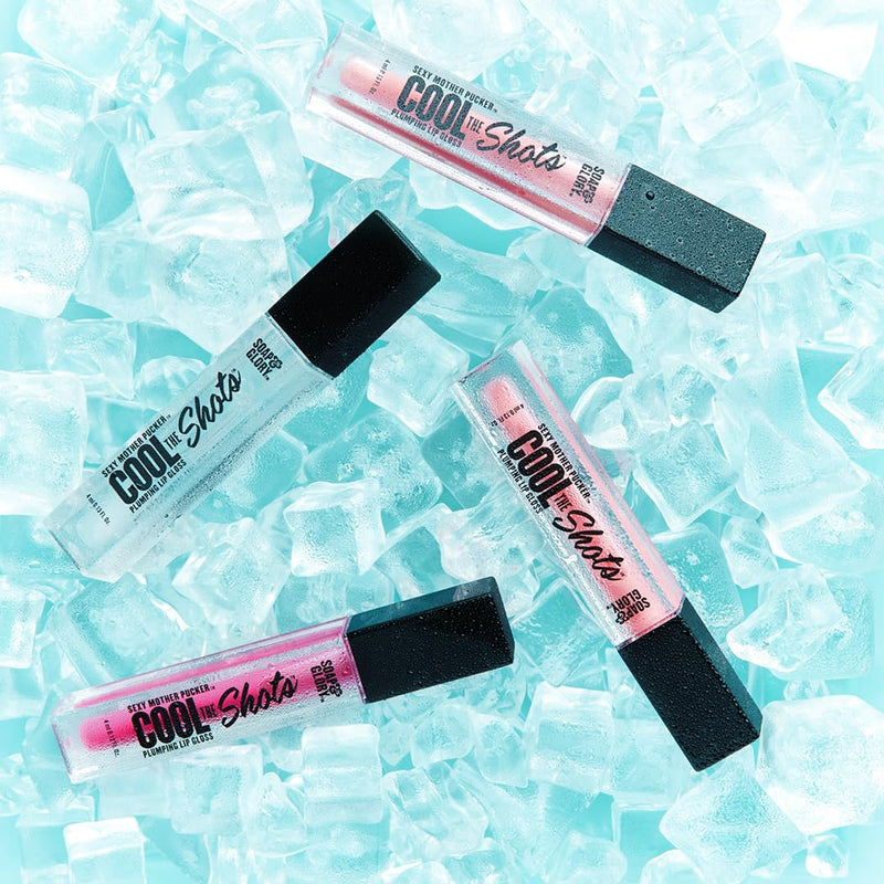 Soap & Glory SMP Cool the Shots Plumping Lip Gloss & Plumper, Pink Charming | Hydrates, Cools & Defines for Fuller, Volumized Lips, High Shine & Glossy Finish, Menthol & Vitamin E, Vegan & Cruelty-Free