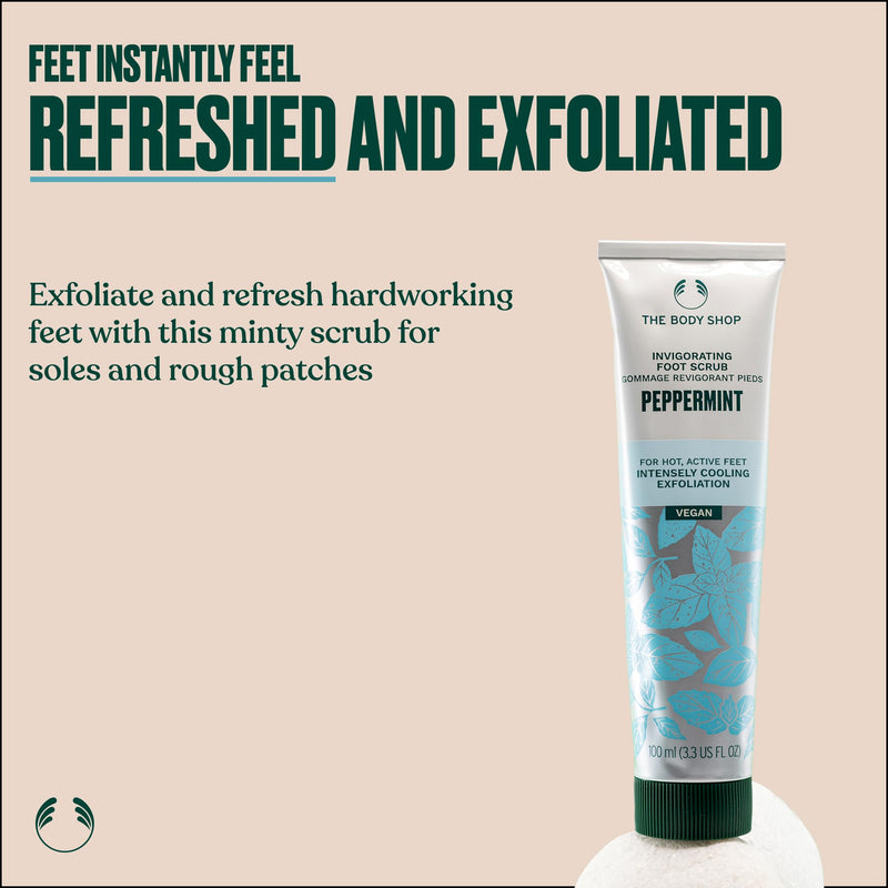 The Body Shop Peppermint Invigorating Foot Cream- 100ML - BeesActive Australia