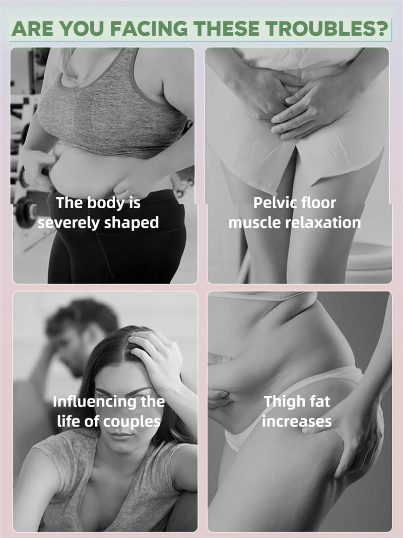 Pelvic Floor Exercise Devices for Women, Kegel Inner Thigh Exerciser, Adjustable Resistance Thigh Trainer, 360°Rotatable Pads, TIME&Call Calculate Exerciser for Home Workout, Hip Strengtheners