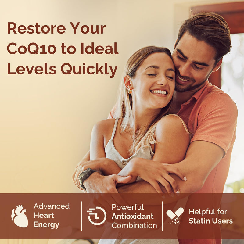 Ubiquinol CoQ10 600 MG Softgels with Omega-3 & Shilajit & PQQ, Advanced Dual-Delivery Coenzyme-Q10, Active CoQ10 Ubiquinol Supplement for Fertility, Antioxidant, Heart, Brain & Energy, 180 Servings 60 Count (Pack of 3)