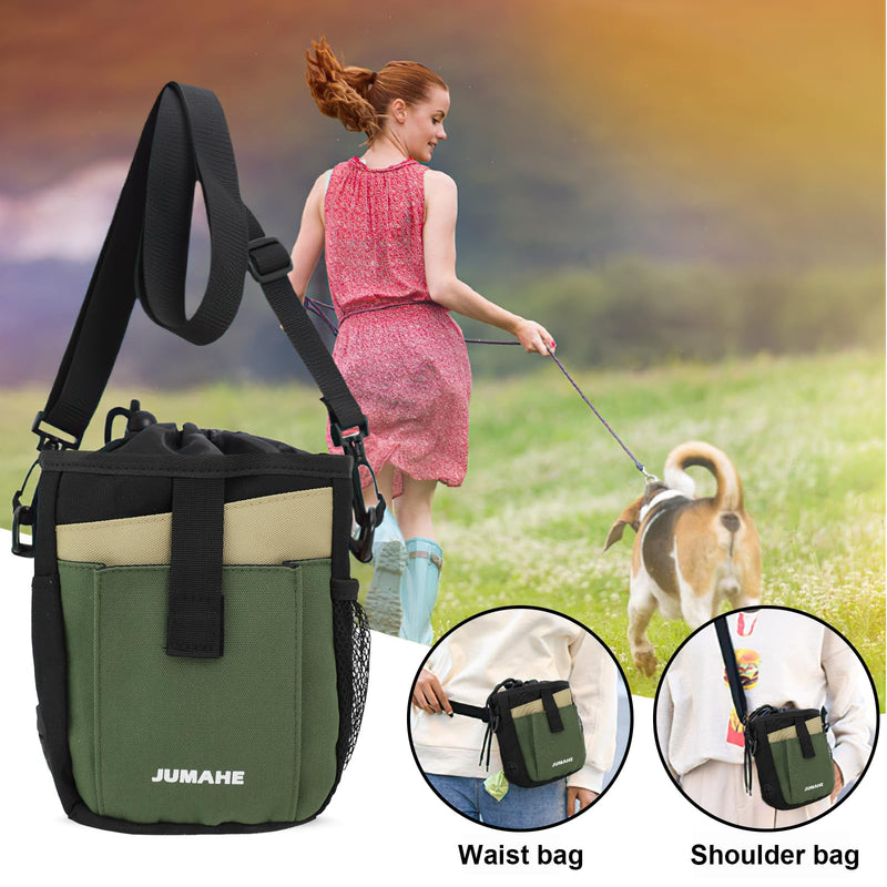 Dog Treat Pouch, Dog Training Treat Pouch with Clicker, 3 Ways to Wear Dog Training Treat Bag Pouch with Built-in Poop Bag Dispenser, Treat Pouches for Pet Training - BeesActive Australia