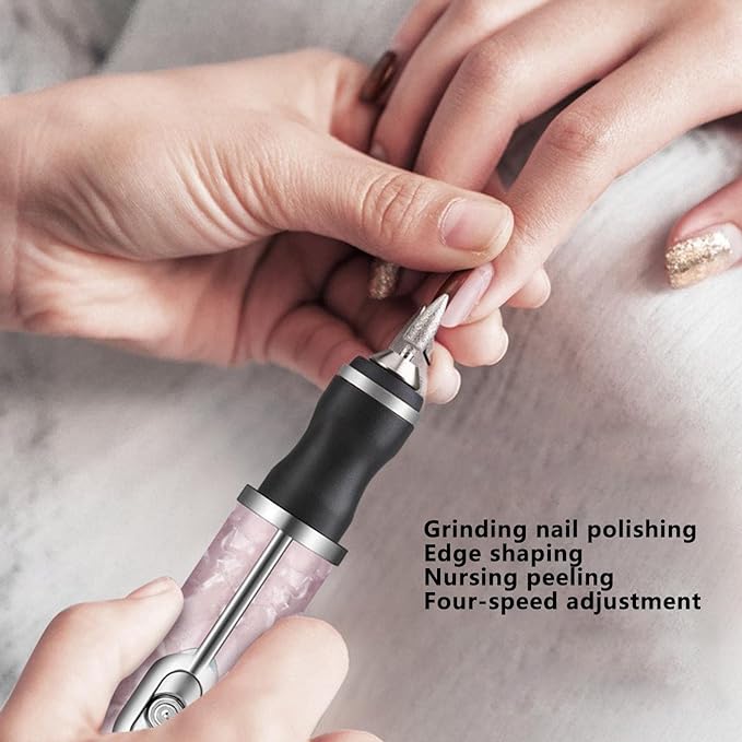 Nail Sharpener for Human - Electric Nail Drill | Nail Grinder for Human Use, Nail Drill for Grinding, Nursing, Peeling, Polishing, Acrylic Nail Tools Yeling - BeesActive Australia