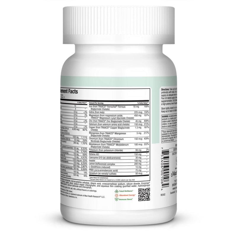 Multivitamin for Men & Women – Supreme High Potency Daily Multi with Minerals, CoQ10 & Antioxidants – Energy, Immune Support, Bone, Heart & Wellness – Vitamin A, C, D, E, B12, B6 & Biotin 60 Count | Kosher | Multivitamin with Iron | Energy, Immune & Ov...