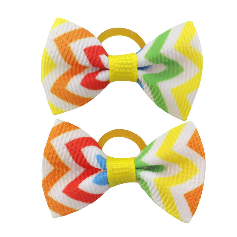 Puppy Hair Bows Small Dog: Mini Rubber Bands 60pcs - BeesActive Australia