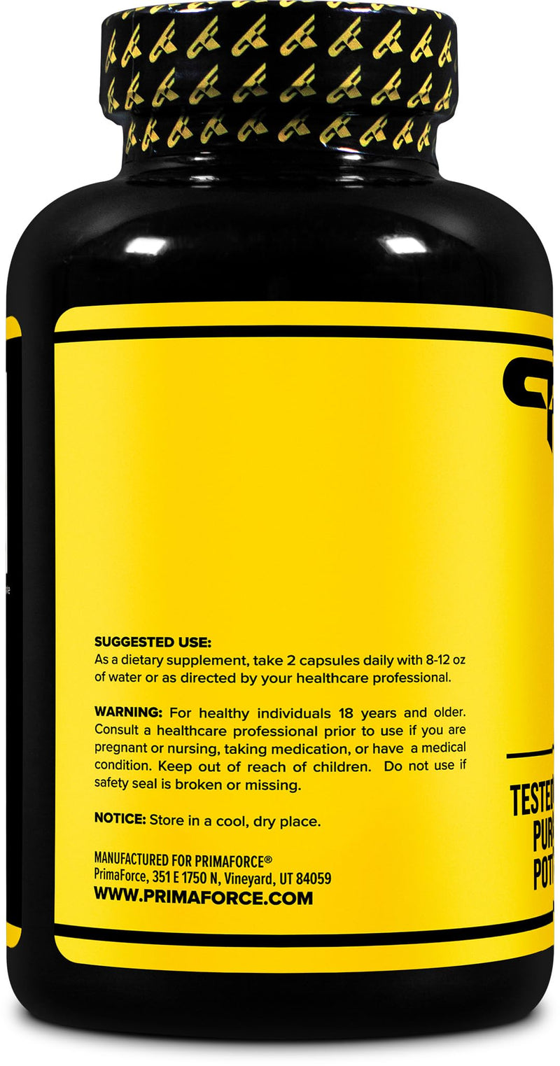 Primaforce Tribulus Terrestris Extract Capsules (180 Capsules) - 90 Servings / 1,500mg Tribulus Per Serving, Herbal Tribulus Supplement for Men and Women - BeesActive Australia