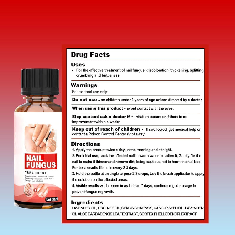 Toenail Fungus Treatment Extra Strength, Nail Fungus Treatment for Toenail, Natural Plant Extracts Toe Nail Fungus Treatments for Athletes Foot 10 Fl Oz (Pack of 1) - BeesActive Australia