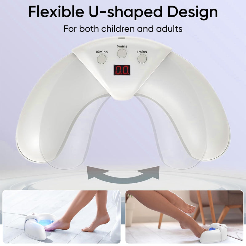 Home Toenail Repair Treatment for Multiple Toenails & Fingernails, Three Modes 3/5/10Minutes Auto Off - BeesActive Australia